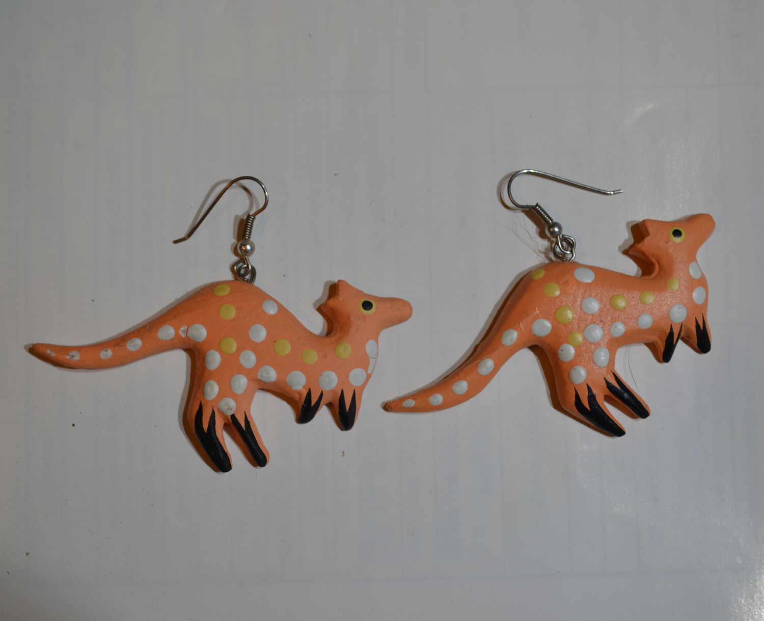 Kangaroo Sterling Silver earrings, 925 Image